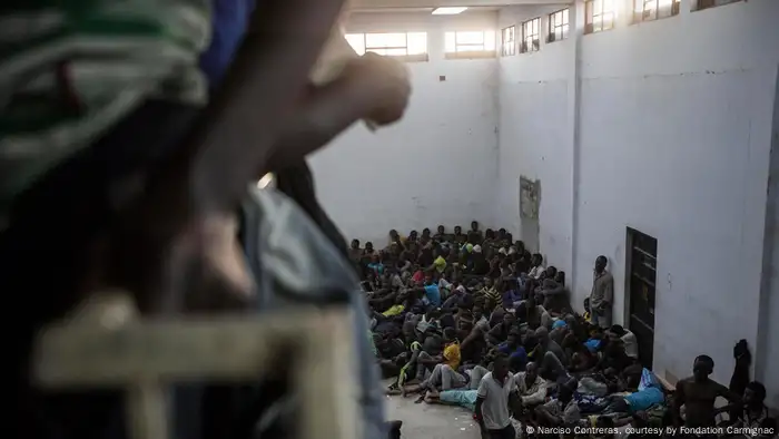 Sklavenhandel mit Migranten in Libyen (Narciso Contreras, courtesy by Fondation Carmignac)