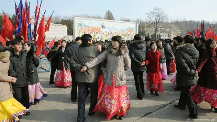 Nordkorea Tanz in Pjöngjang