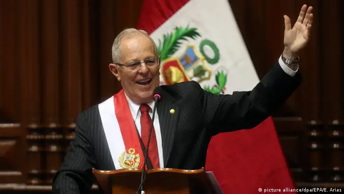 Peru neuer Präsident Pedro Pablo Kuczynski (picture alliance/dpa/EPA/E. Arias)
