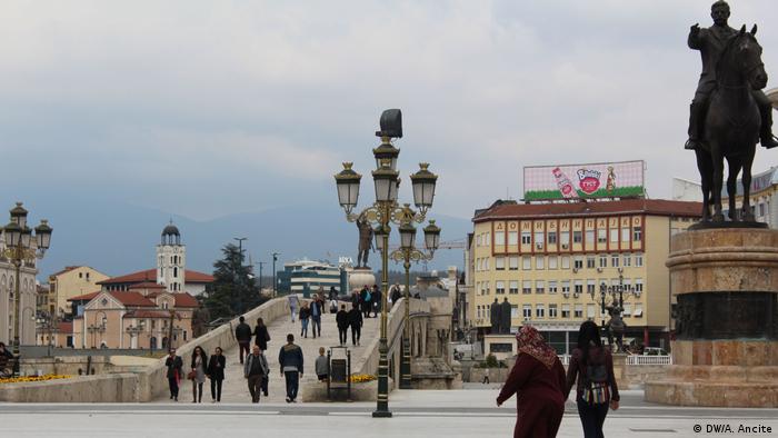Mazedonien Stadtansicht von Skopje