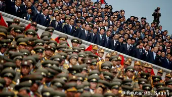 Nordkorea Militärparade in Pyongyang