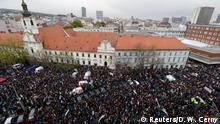 В Братиславе прошел антикоррупционный митинг