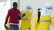 Liberia Behandlung von Ebola Patienten im Krankenhaus von Monrovia Liberia Behandlung von Ebola Patienten im Krankenhaus von Monrovia
