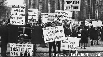 Deutschland Studentenprotest in Münster