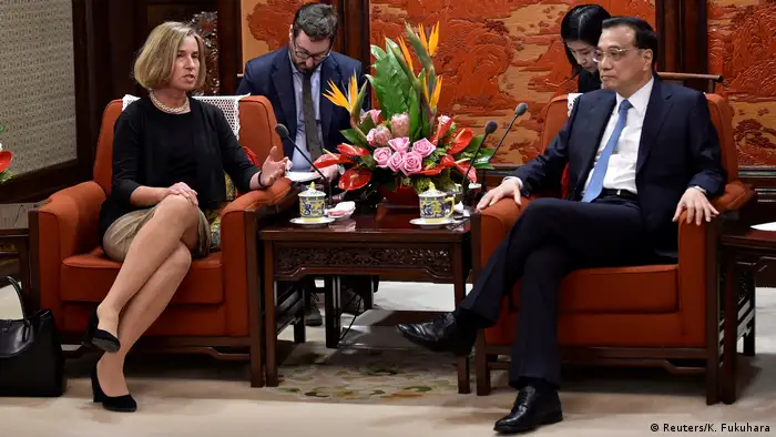 China EU-Außenbeauftragte Federica Mogherini & Li Keqiang