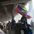 Акції протесту в Каракасі, сльозогінний газ