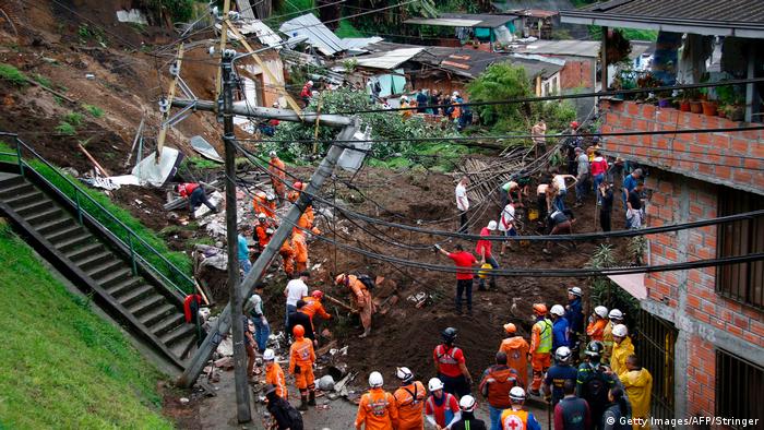 Viele Tote Durch Schlammlawinen In Kolumbien Aktuell Amerika Dw 20 04 2017
