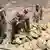 Jemen Milizen entfernen Landminen platziert von Houthi-Rebellen