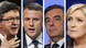 Bildkombo Kanditaten Frankreich Mélenchon, Macron, Fillon, Le Pen Bildkombo Kanditaten Frankreich Mélenchon, Macron, Fillon, Le Pen