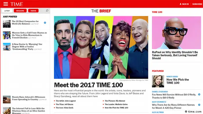 Screenshot Time Magazine (time.com)