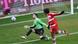 Munich's Luca Toni tries to score against Hoffenheim's goalkeeper Daniel Haas Munich's Luca Toni tries to score against Hoffenheim's goalkeeper Daniel Haas