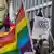 Berlin LGBT Demonstration gegen Übergriffe auf Schwule in Tschetschenien