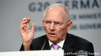 Washington IWF und Weltbank Treffen Finanzminister Schäuble