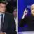 Bildcombo Frankreich Präsidentschaftswahlen Macron Le Pen