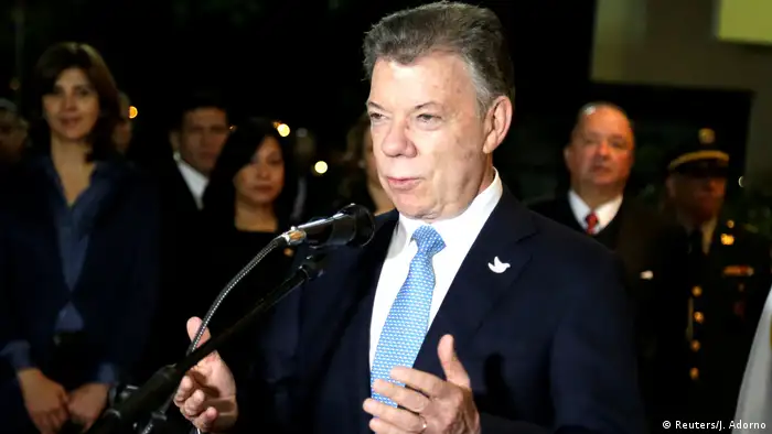 Kolumbien Präsident Juan Manuel Santos zu Besuch in Paraguay (Reuters/J. Adorno)