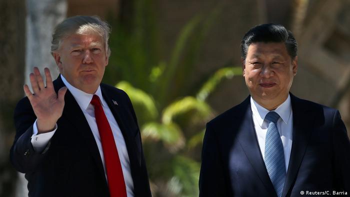 USA Donald Trump und Xi Jinping (Reuters/C. Barria)