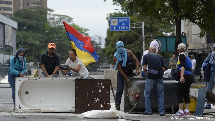 Барикади в Каракасі