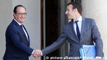 Вибори у Франції: Олланд закликає голосувати за Макрона, застерігає від Ле Пен