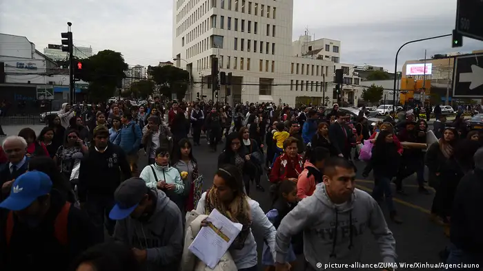 Chile Erdbeben in Vina del Mar (picture-alliance/ZUMA Wire/Xinhua/Agenciauno)