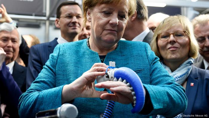 Hannover HMI Messe 2017 Angela Merkel (Deutsche Messe AG)