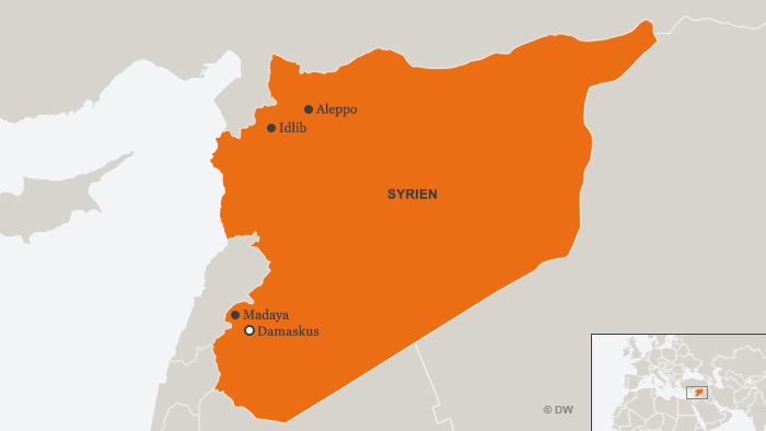 Karte Syrien DEU