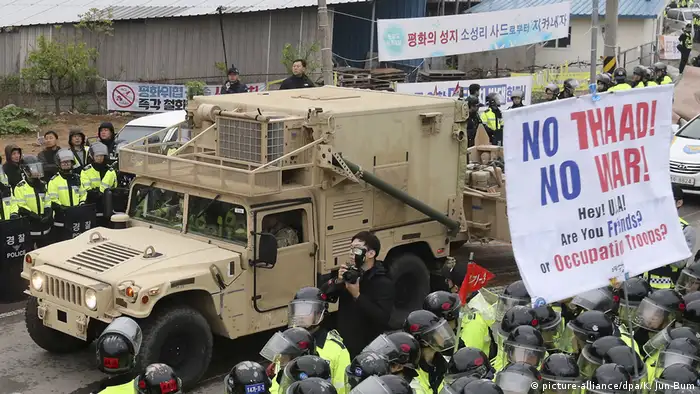 USA bauen Raketenabwehr in Südkorea auf