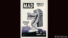 Bild aus der Ausstellung COMICS! MANGAS! GRAPHIC NOVELS! in der Bundeskunsthalle Bonn (DC Comics)