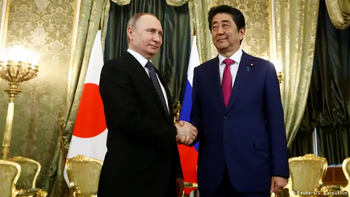 Russland Wladimir Putin & Shinzo Abe