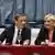 Frankreich PK von Marine Le Pen und Nicolas Dupont-Aignan (FN) in Paris