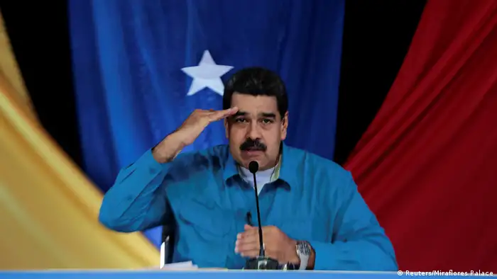 Venezuela Nicolas Maduro TV Ansprache (Reuters/Miraflores Palace)