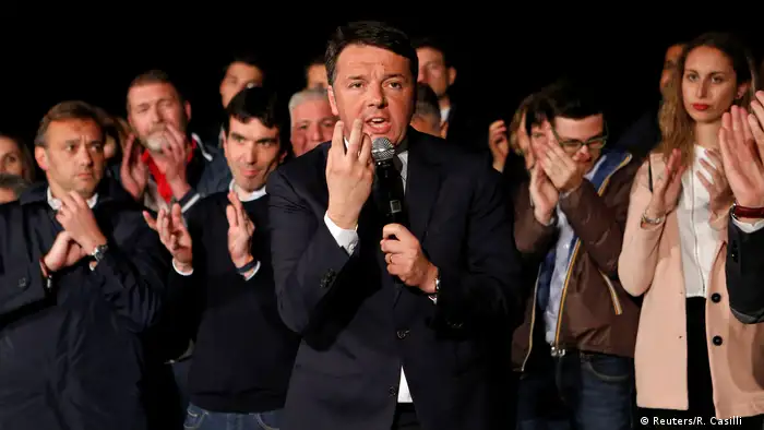 Italien Wiederwahl Matteo Renzi Partito Democratico (Reuters/R. Casilli )