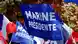 Anhänger von Marine le Pen und dem Front National am Maifeiertag in Villepinte