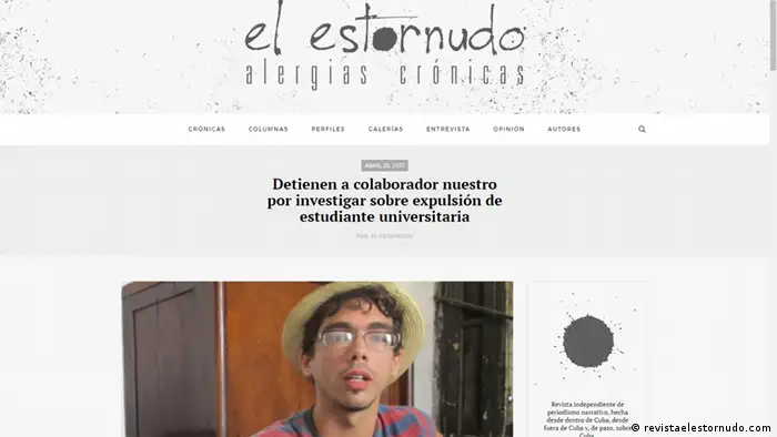 Maykel González, de la revista El Estornudo, fue retenido el 24 de abril en la Universidad Central Marta Abreu, cuando hacía reportaje sobre expulsión de la estudiante Karla Pérez. El periodista fue interrogado varias horas y sus quipos confiscados. Por otra parte, Reporteros sin Fronteras menciona a Yoeni de Jesús Guerra, de Yayabo Press, preso desde el 13 marzo 2014 y José Antonio Torres, de Granma, desde mayo de 2011.
Sabrina Pabst/Beate Hinrichs/José Ospina-Valencia
