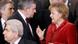 German Chancellor Angela Merkel speaks with British Prime Minister Gordon Brown German Chancellor Angela Merkel speaks with British Prime Minister Gordon Brown