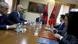 Albanien Treffen zwischen Premierminister Edi Rama und Oppositionsführer Lulzim Basha Albanien Treffen zwischen Premierminister Edi Rama und Oppositionsführer Lulzim Basha