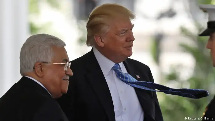 USA Mahmud Abbas & Donald Trump in Washington (Reuters/C. Barria)