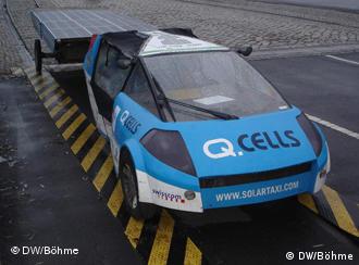 Solar-Taxi. Quelle: Böhme/dw