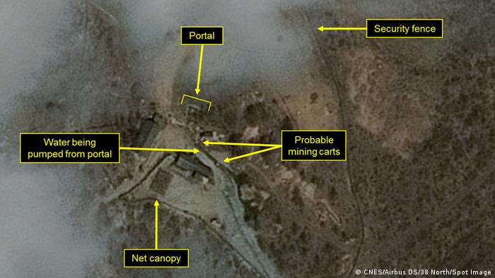 Corea del Norte inutilizó hoy con dinamita sucentro para pruebas nucleares Punggye-ri, en el noreste del país comunista, según informaron la cadena surcoreana MBS y un corresponsal de la emisora estadounidense CBS. (24.05.2018).