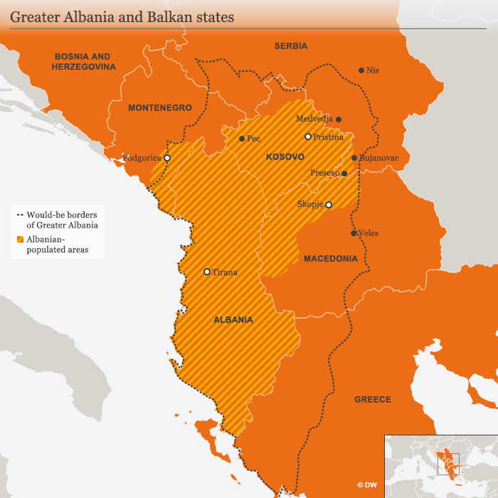 Greater Albania Bogeyman Or A Pipe Dream News Dw 04 05 2017