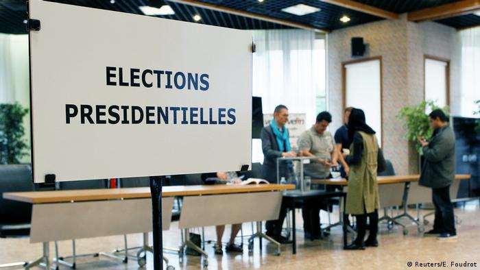 На одном из французских избирательных участков