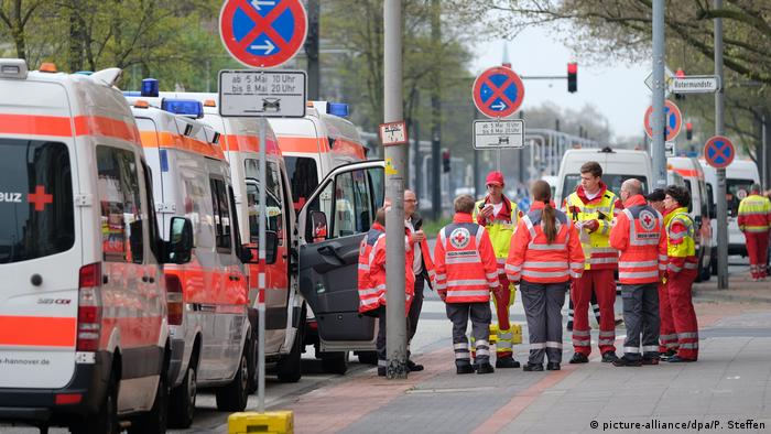 Deutschland Bombenentschärfung in Hannover Evakuierung