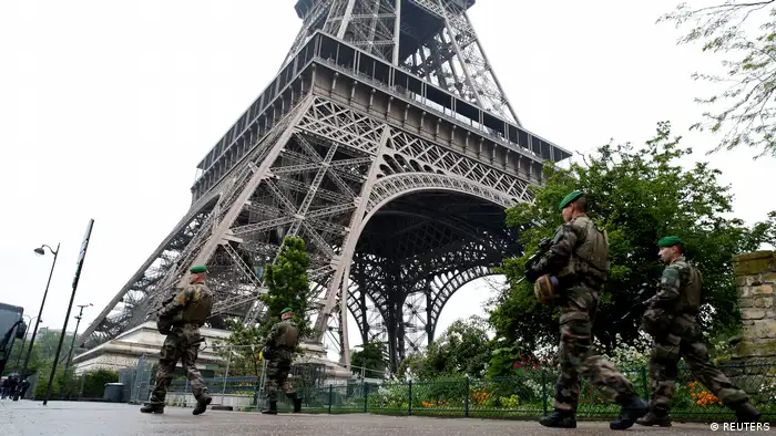 Frankreich Präsidentschaftswahl in Paris Sicherheitskräfte (REUTERS)