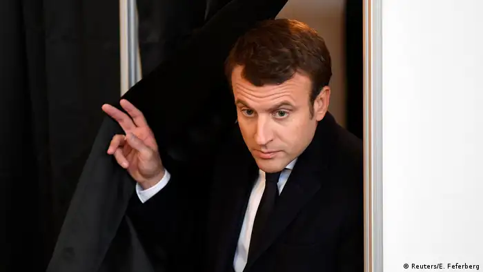 Frankreich Präsidentschaftswahl Emmanuel Macron (Reuters/E. Feferberg)