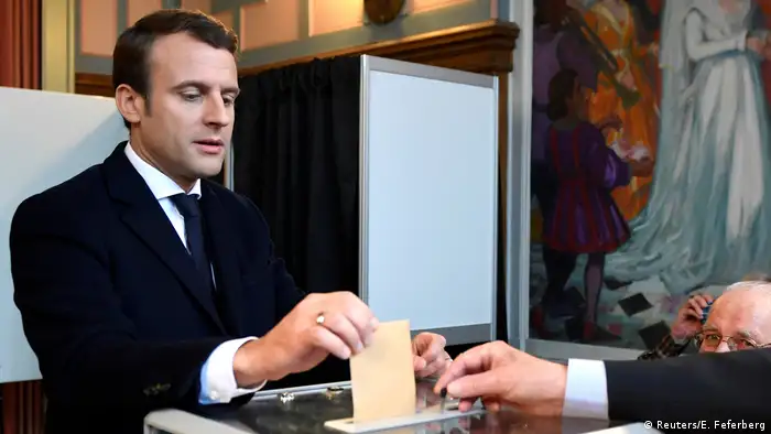 Frankreich Präsidentschaftswahl Emmanuel Macron (Reuters/E. Feferberg)