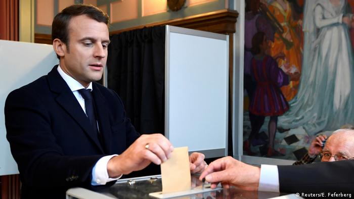 Frankreich Präsidentschaftswahl Emmanuel Macron