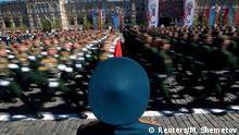 Moscow - Russia - 07/05/2017 - Russian army troops rehearse before the World War II anniversary in Moscow. REUTERS/Maxim Shemetov