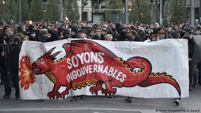 Frankreich Proteste in Nantes (Getty Images/AFP/J.-S. Evrard)