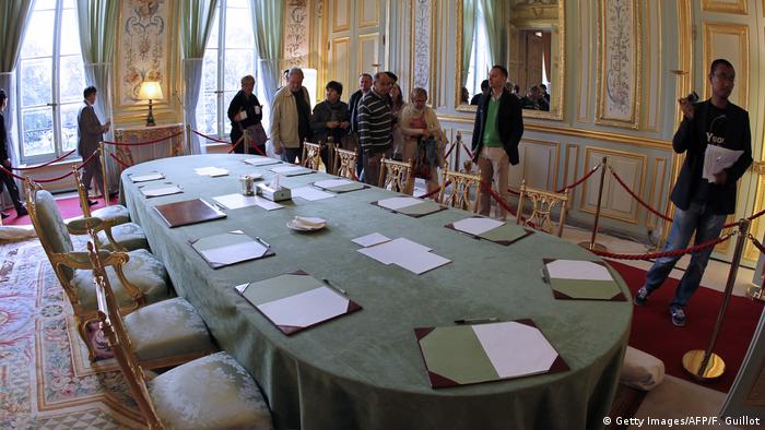 Grüner Salon im Élysée-Palast (Foto: Getty Images/AFP/F. Guillot)