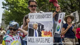 USA Umwelt Proteste gegen Trump in Washington DC