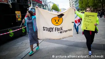 Seul un Land, celui du Bade-Wurtemberg, a instauré des frais universitaires élevés pour les étudiants étrangers, malgré les manifestations de 2017